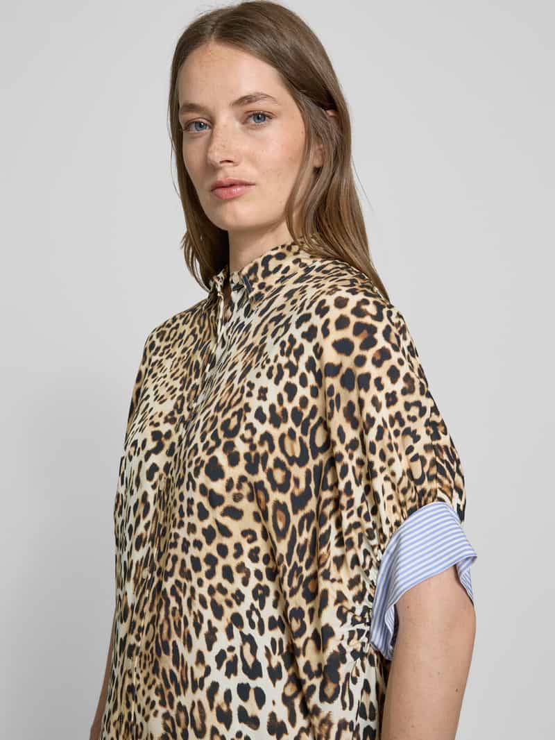 Emily Van den Bergh Extra lange overhemdblouse