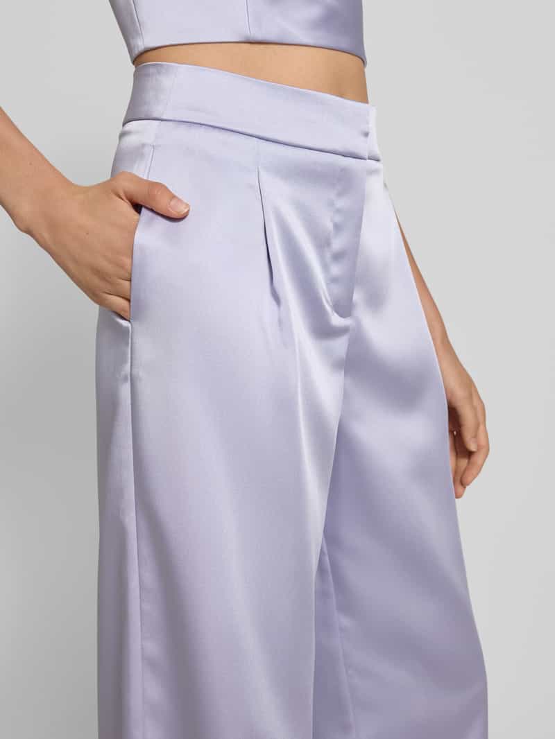 Jake*s Cocktail Stoffen broek met bandplooien