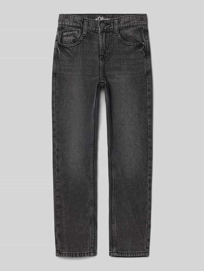 s.Oliver RED LABEL Straight fit jeans van puur katoen