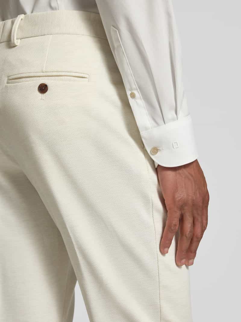 Selected Homme Slim fit pantalon met structuurmotief model 'AITOR'