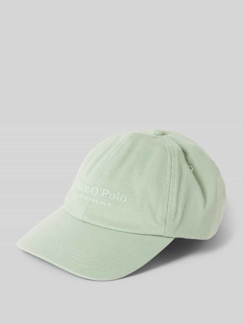 Marc O'Polo Baseballpet met labelstitching