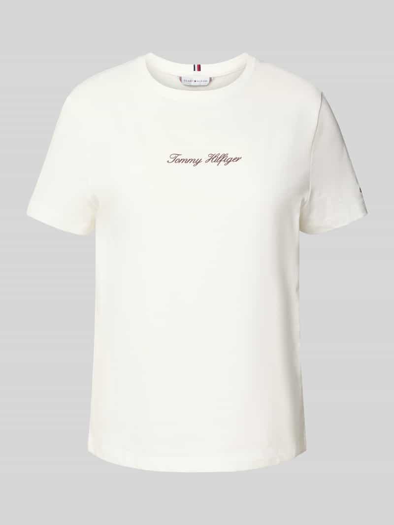 Tommy Hilfiger Regular fit T-shirt van puur katoen