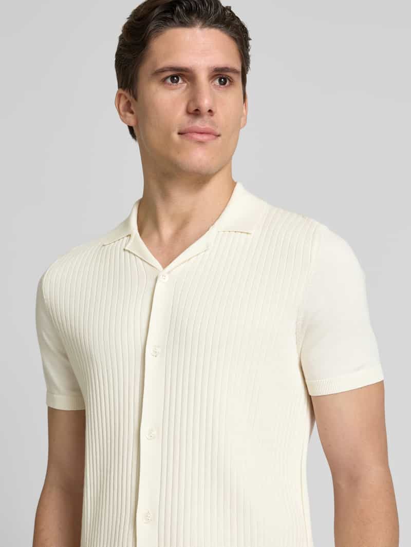 Strellson Slim fit vrijetijdsoverhemd met structuurmotief model 'Vincent'