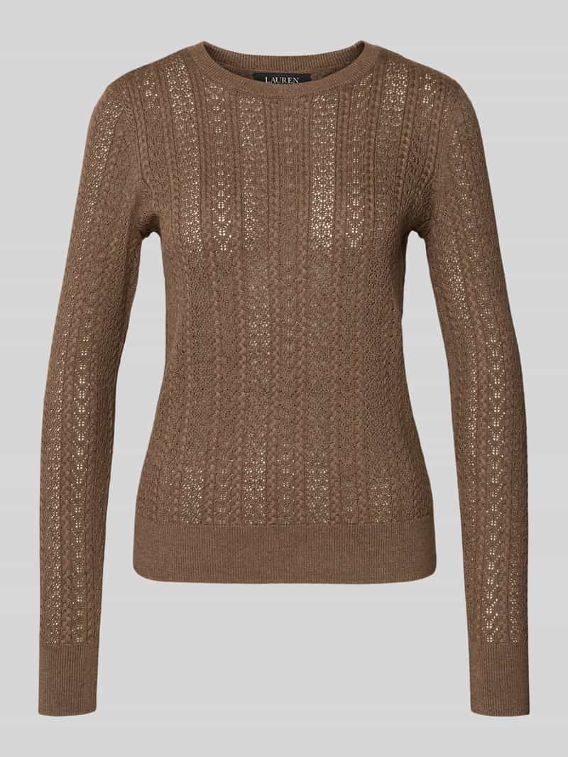 Lauren Ralph Lauren Gebreide pullover met ronde hals model 'SHAVONNE'