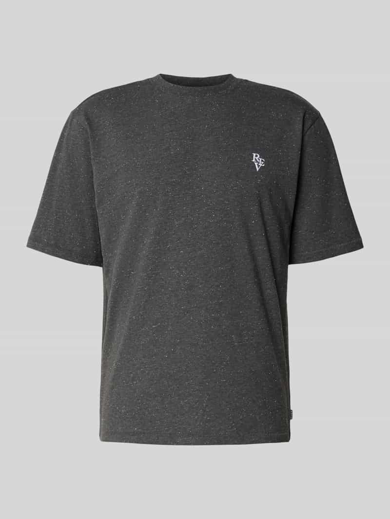 REVIEW T-shirt met labelstitching