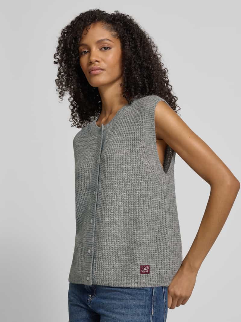 s.Oliver RED LABEL Regular fit mouwloos vest met alpaca