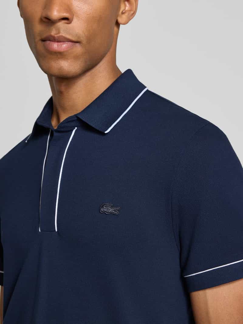 Lacoste regular fit polo donkerblauw, foto 5