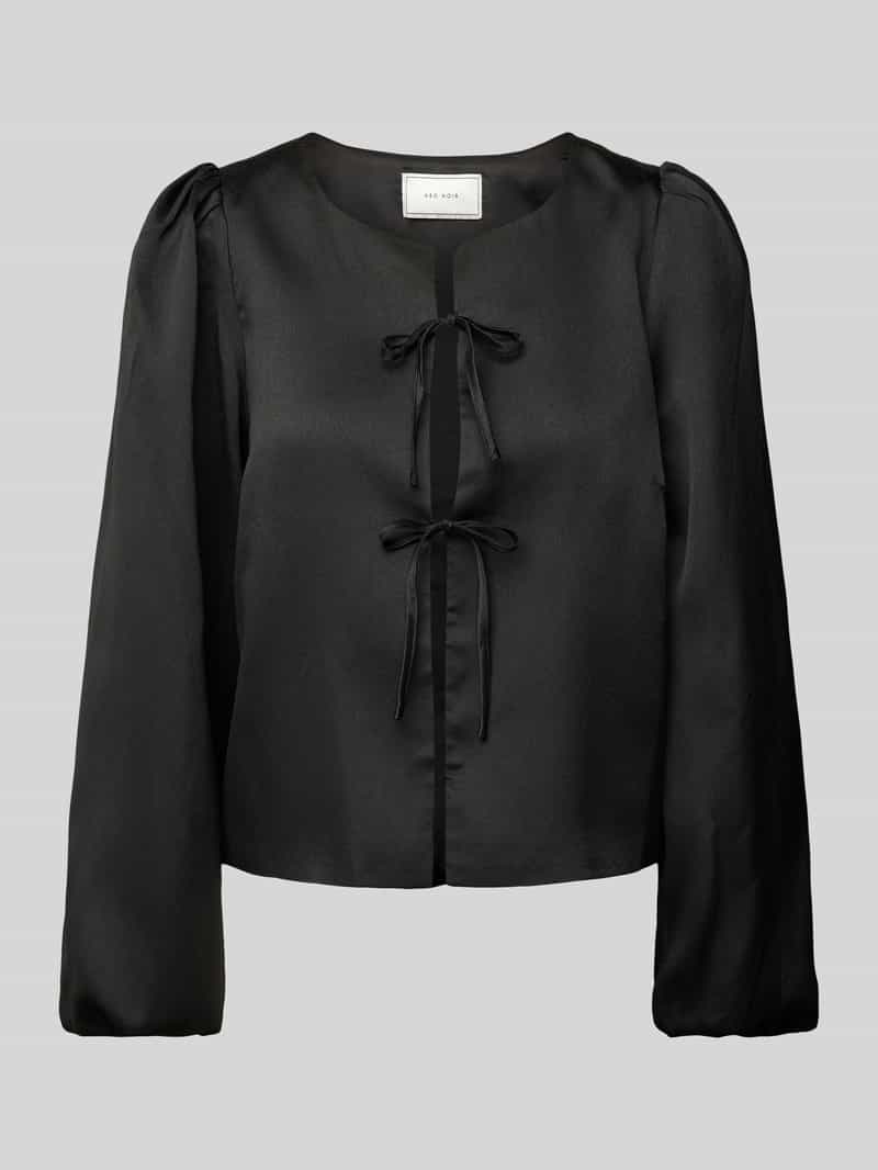 NEO NOIR Regular fit blouse met ballonmouwen model 'Daliska Dull'