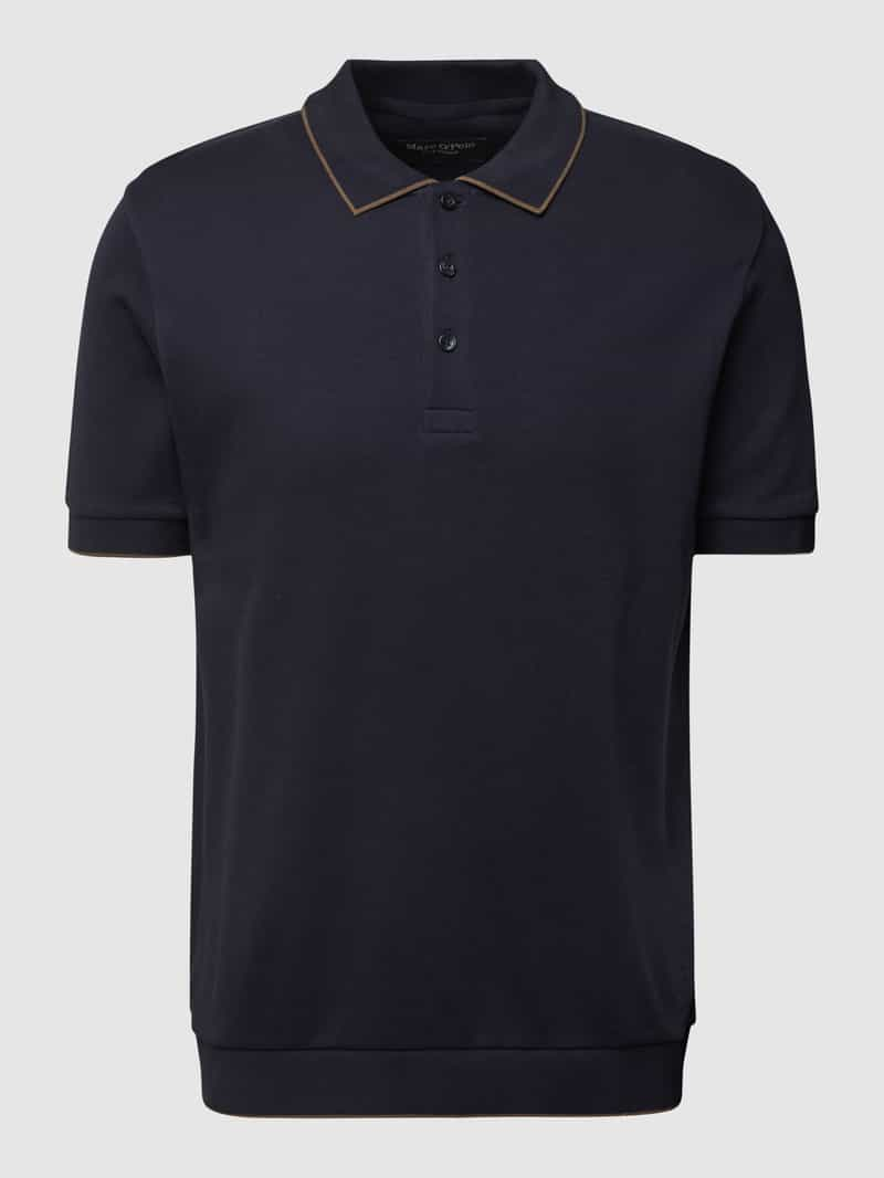 Marc O'Polo Regular fit poloshirt met contraststrepen