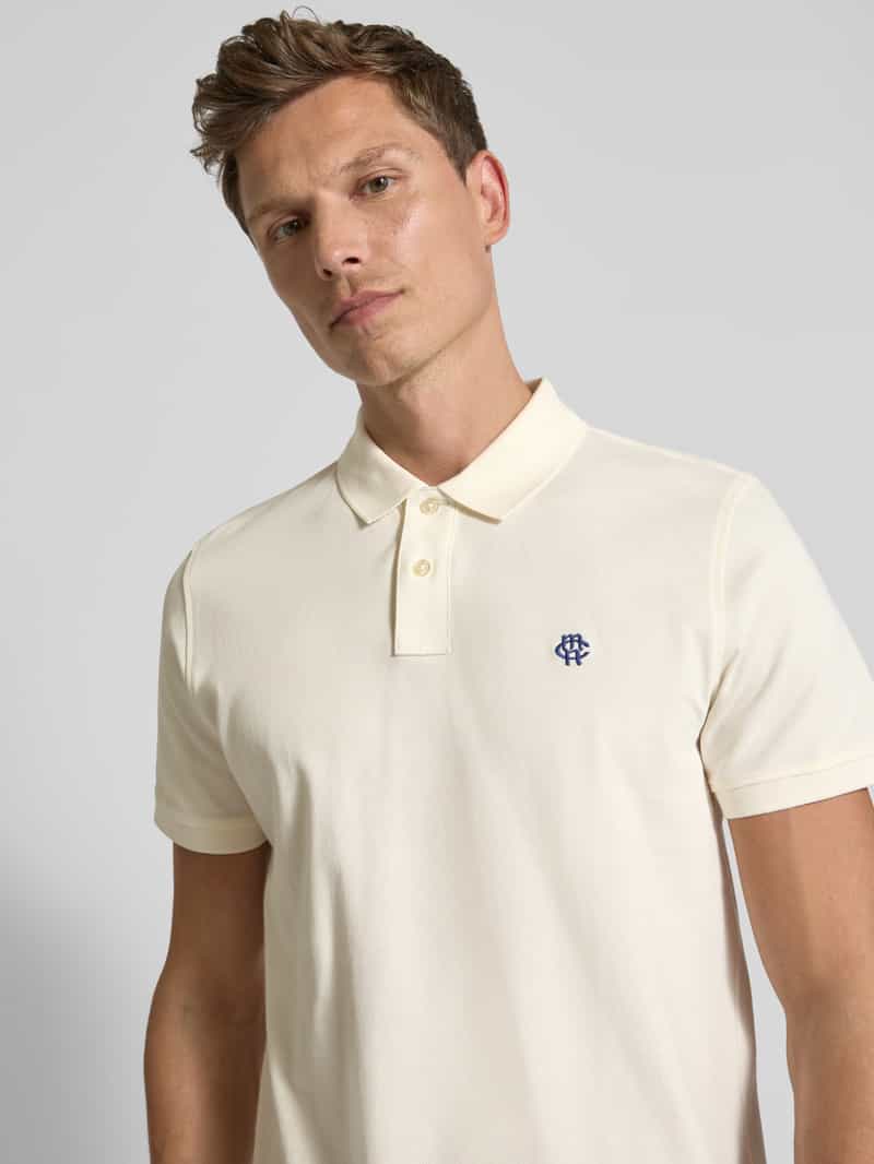 MCNEAL Regular fit poloshirt met labelstitching