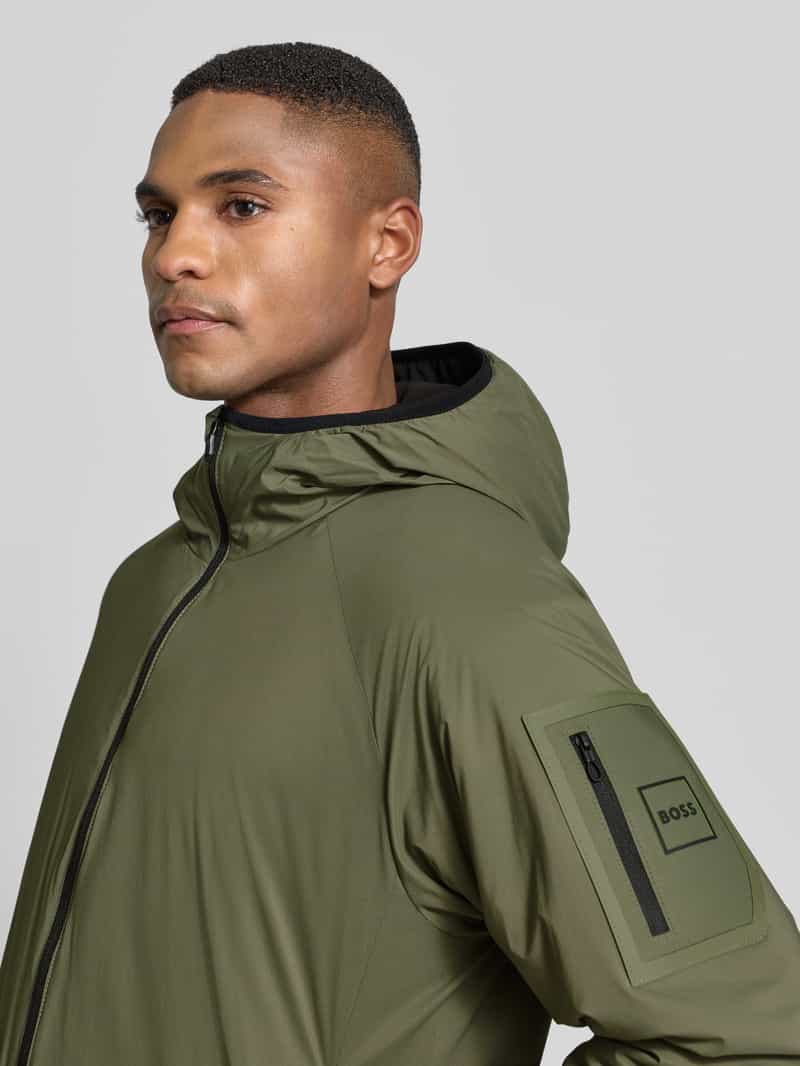 BOSS Green Regular fit functioneel jack model 'LITE-X'