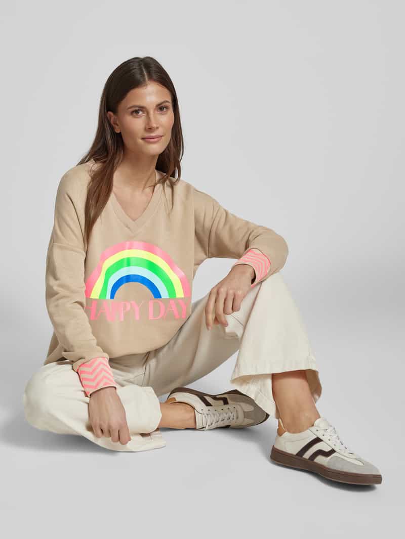 miss goodlife Oversized sweatshirt met motiefprint