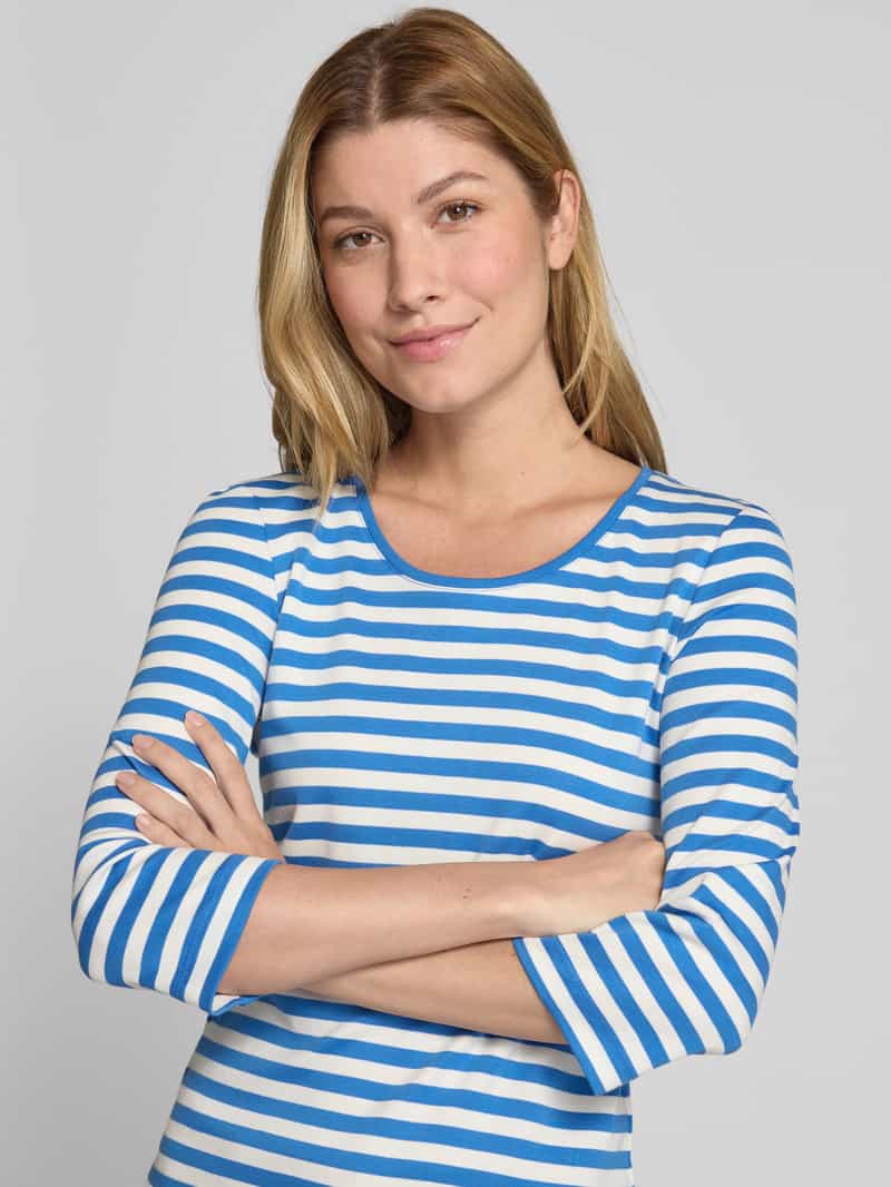 Christian Berg Woman T-shirt met 3 4-mouwen en ronde hals