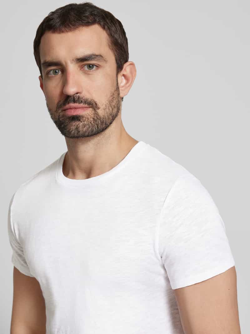 American vintage Slim fit T-shirt van puur katoen model 'BYSAPICK'