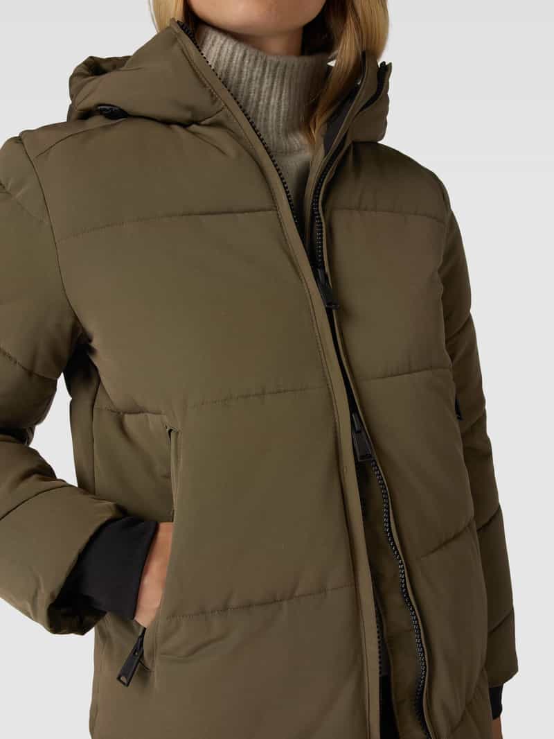 WITHBLACK Gewatteerde jas met capuchon