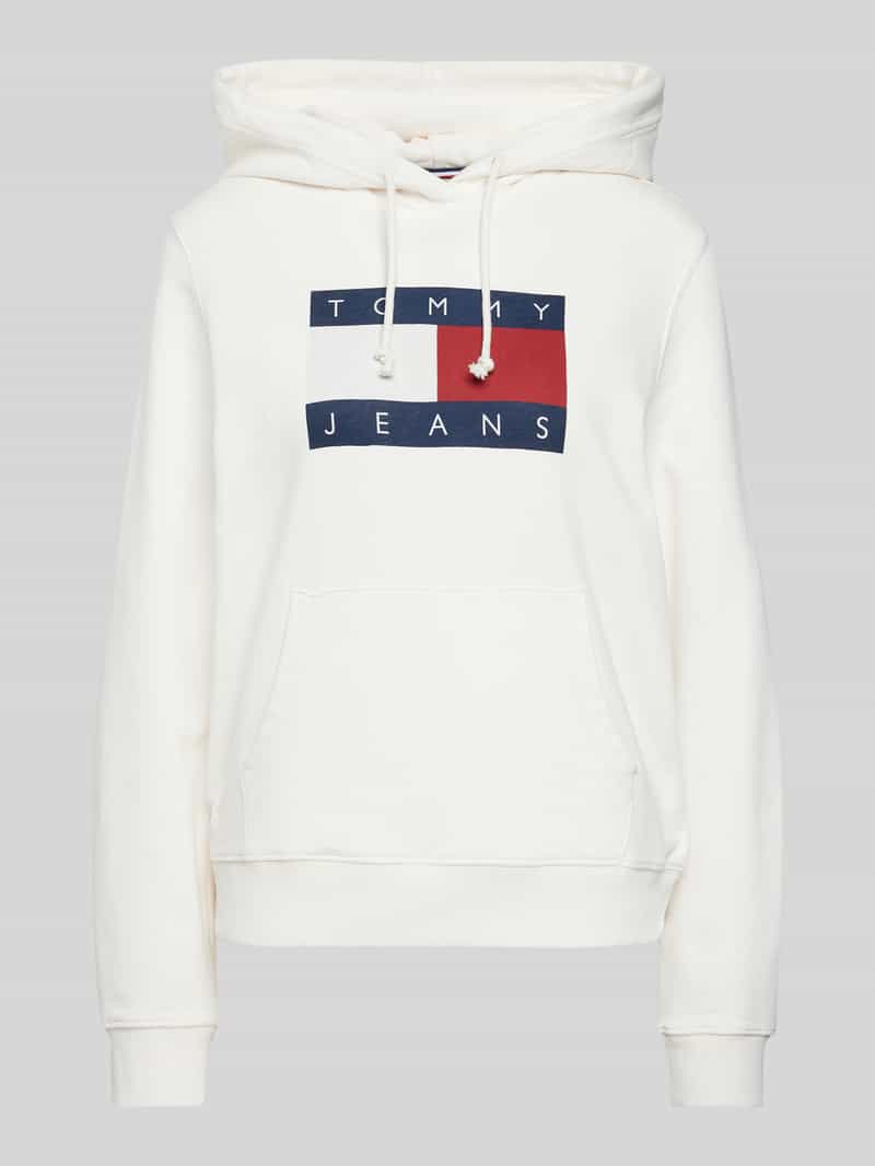 Tommy Jeans Regular fit hoodie met labelprint