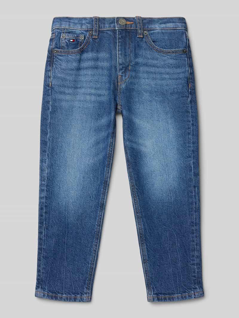 Tommy Hilfiger Teens Relaxed fit jeans met labelstitching model 'SKATER'