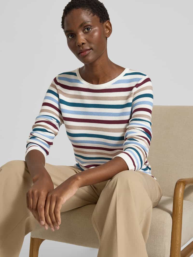 Tom Tailor Regular fit pullover van puur katoen