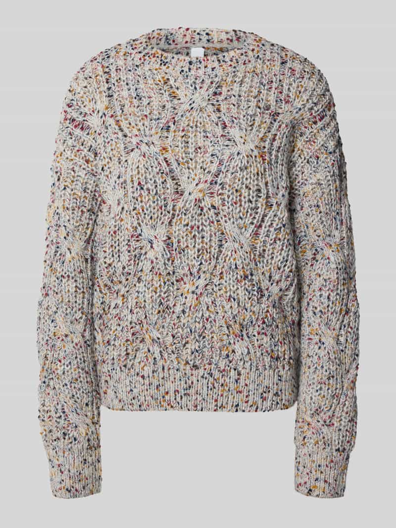 YAS Gebreide pullover met ronde hals model 'Confetti'