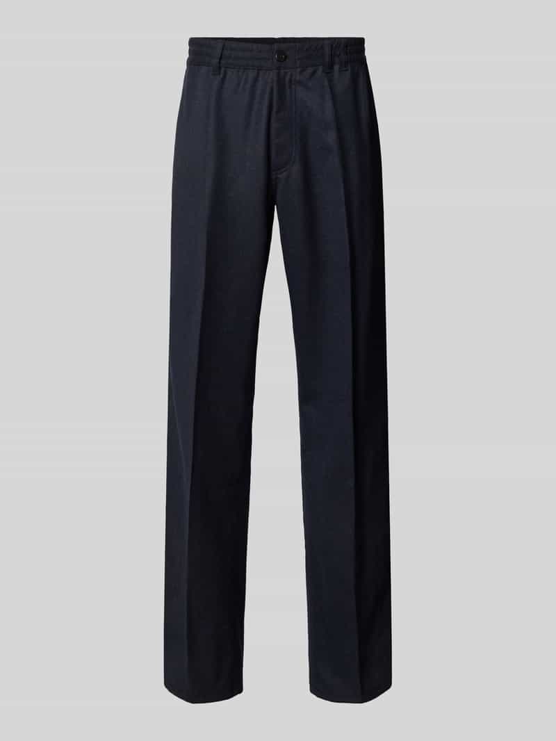 Forét straight fit pantalon van wolmix
