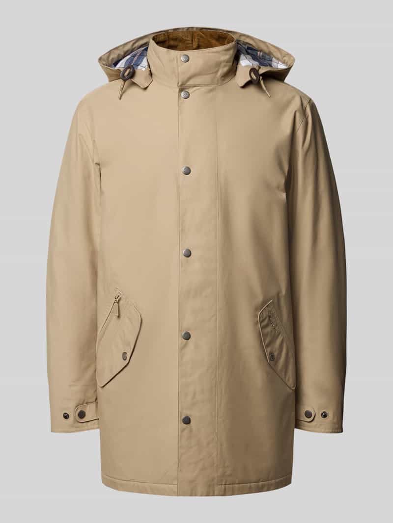 Barbour Regular fit functioneel jack van katoenmix model 'CHELSEA MAC'