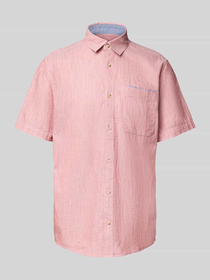 Tom Tailor Regular fit vrijetijdsoverhemd van puur katoen