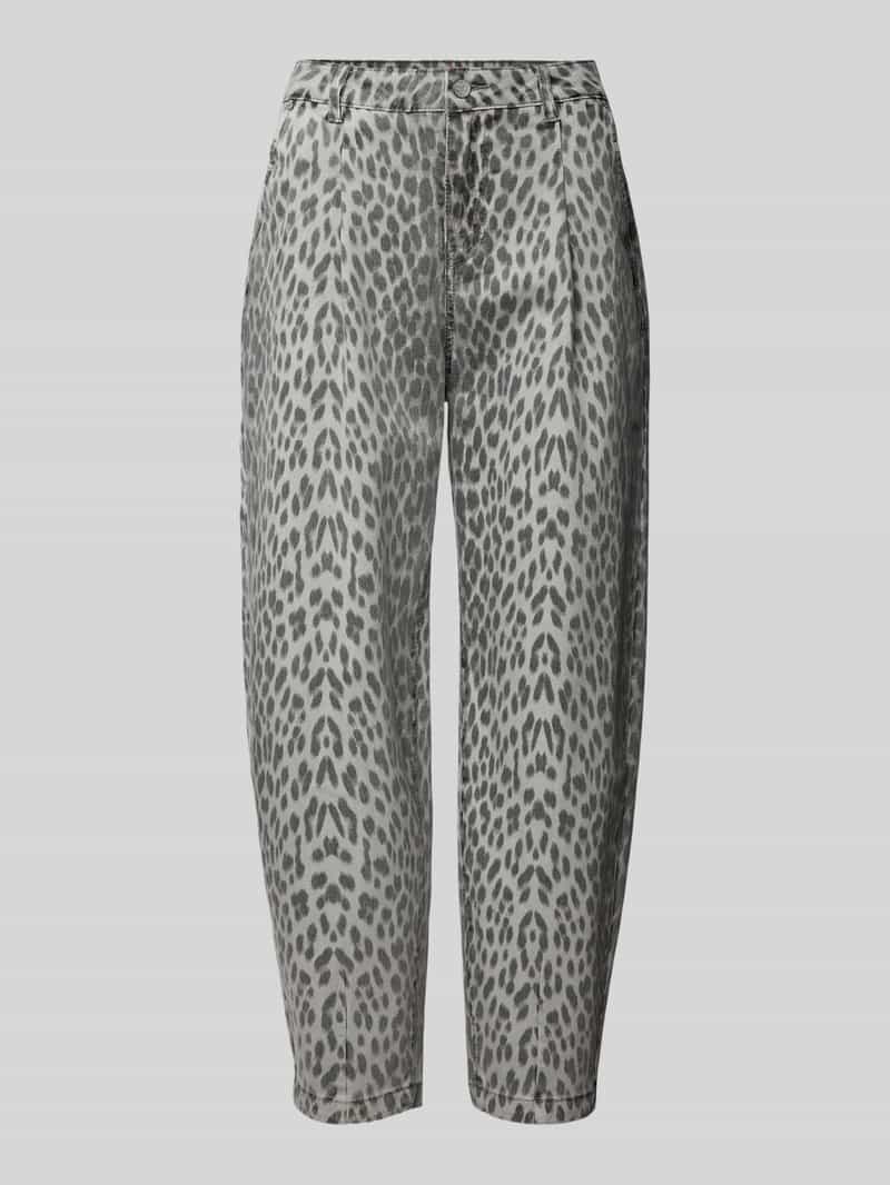 Buena Vista Balloon fit broek met bandplooien