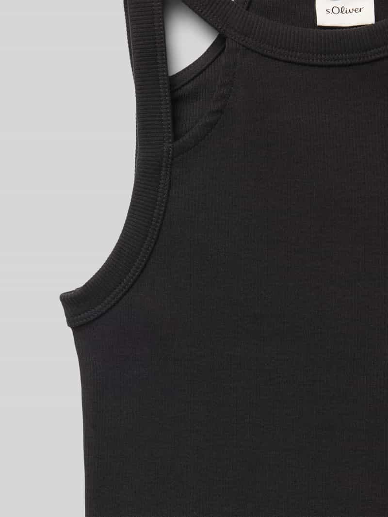 s.Oliver RED LABEL Slim fit tanktop met cut-outs