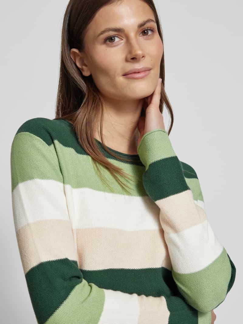 Tom Tailor Regular fit gebreide pullover met katoen