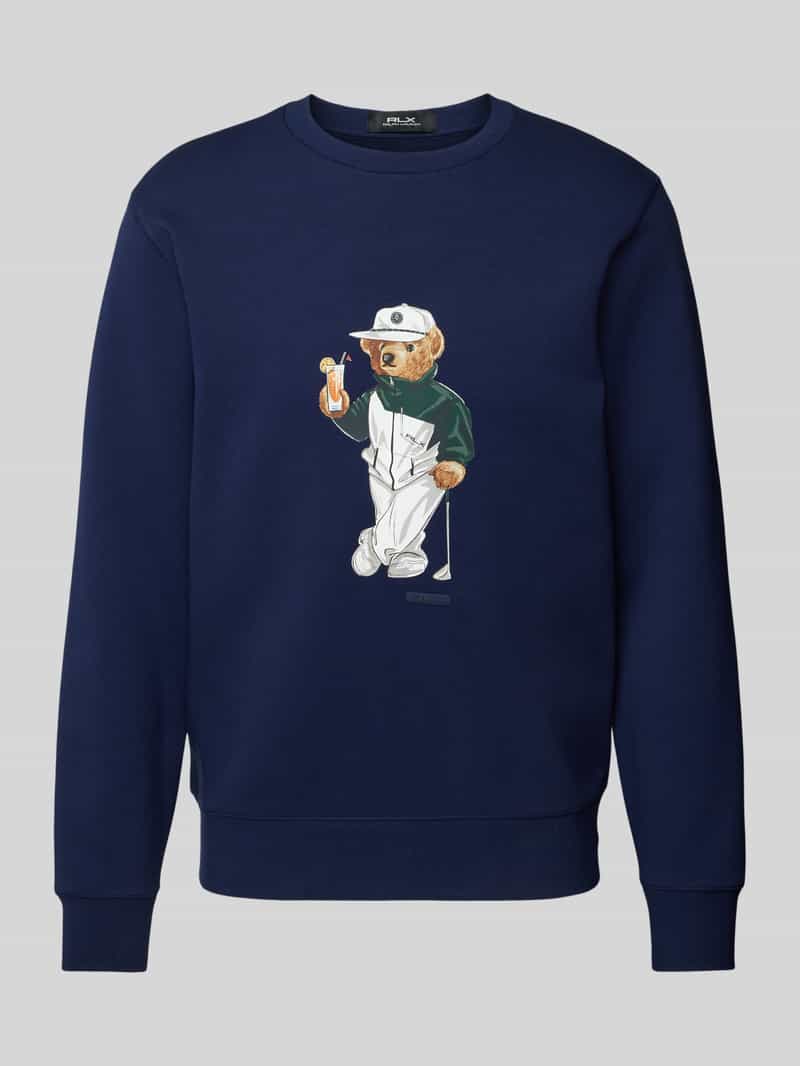 Polo Ralph Lauren Sweatshirt met motiefprint en ronde hals