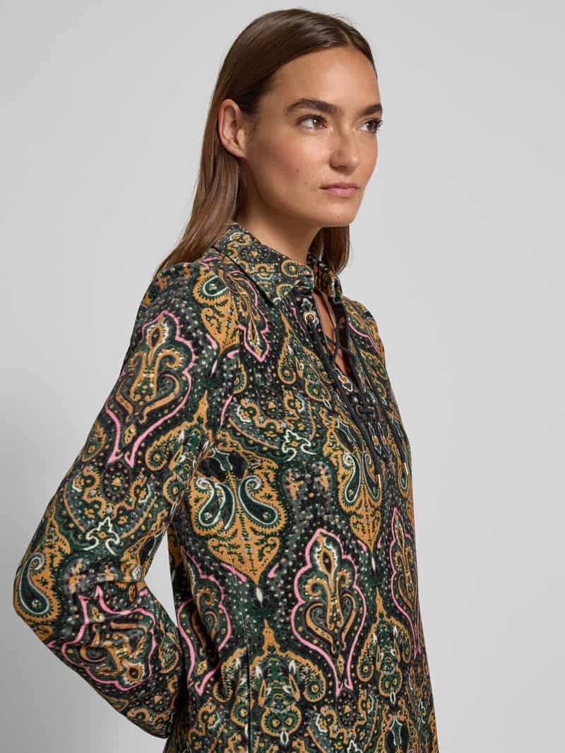 Bash Mini-jurk van viscose met vetersluiting model 'SUGA'
