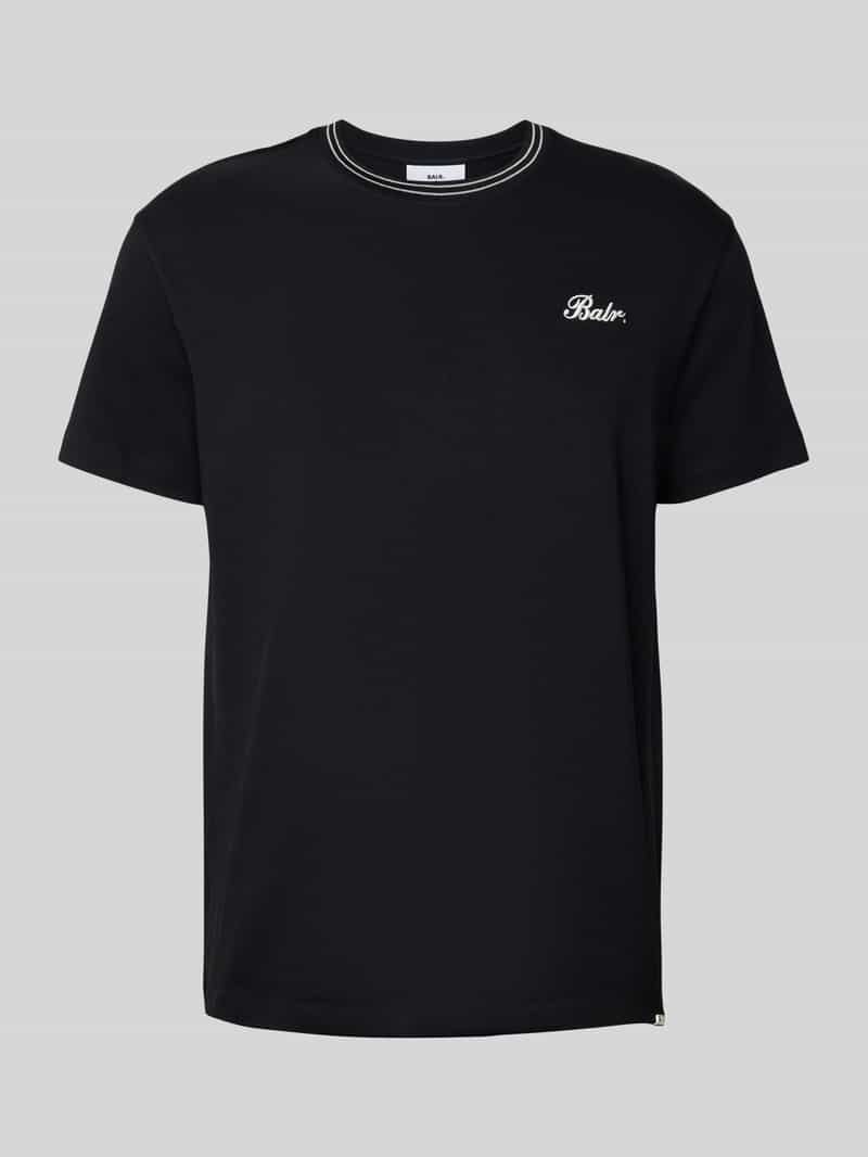 Balr. T-shirt met labelstitching model 'Tape'