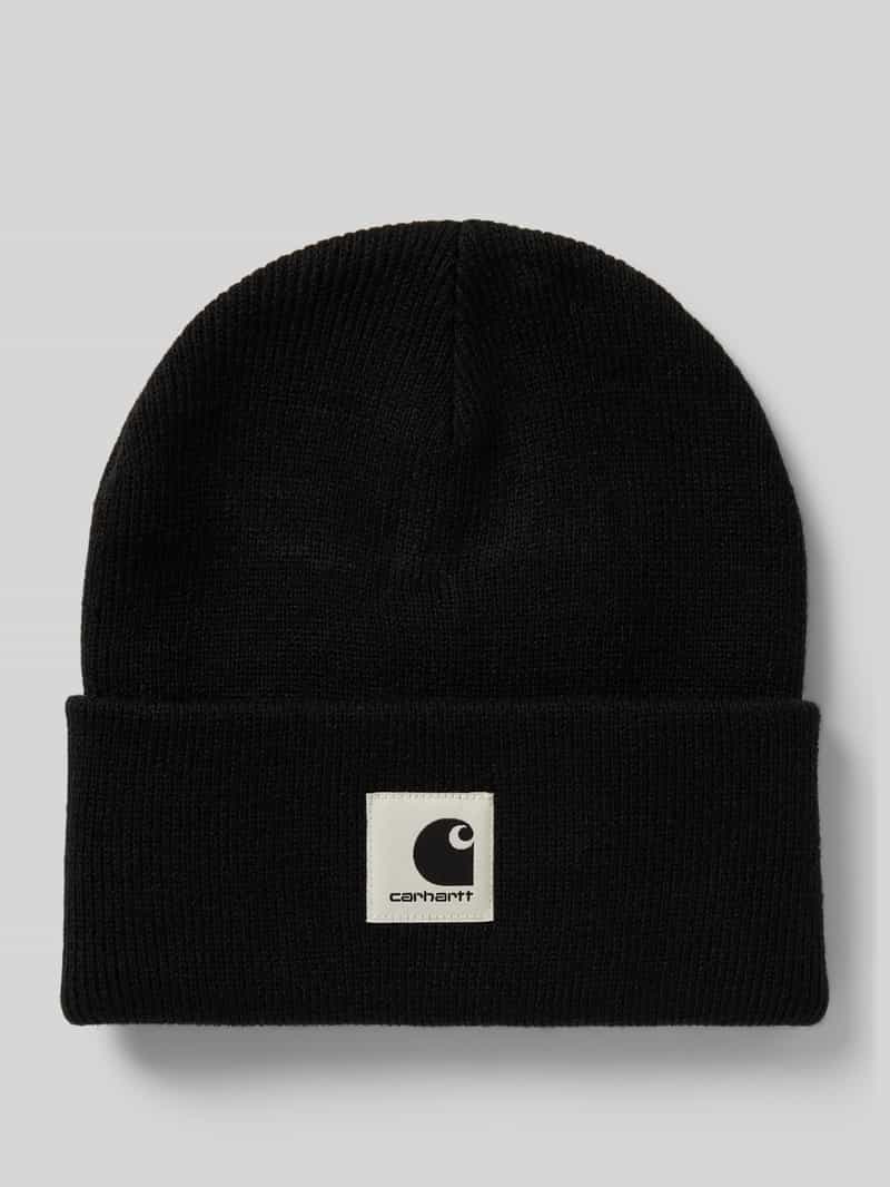 Carhartt Work In Progress Beanie met labelpatch model 'Ashley'