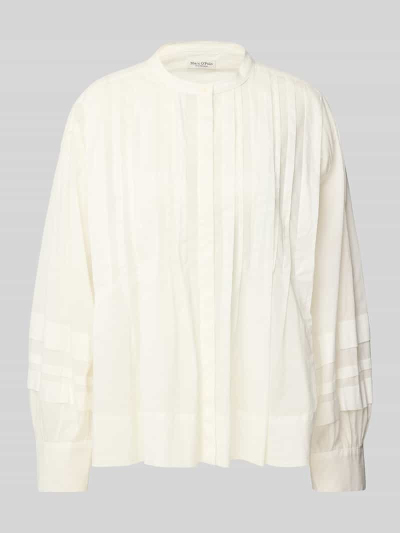 Marc O'Polo Relaxed fit blouse met lange mouwen van puur katoen