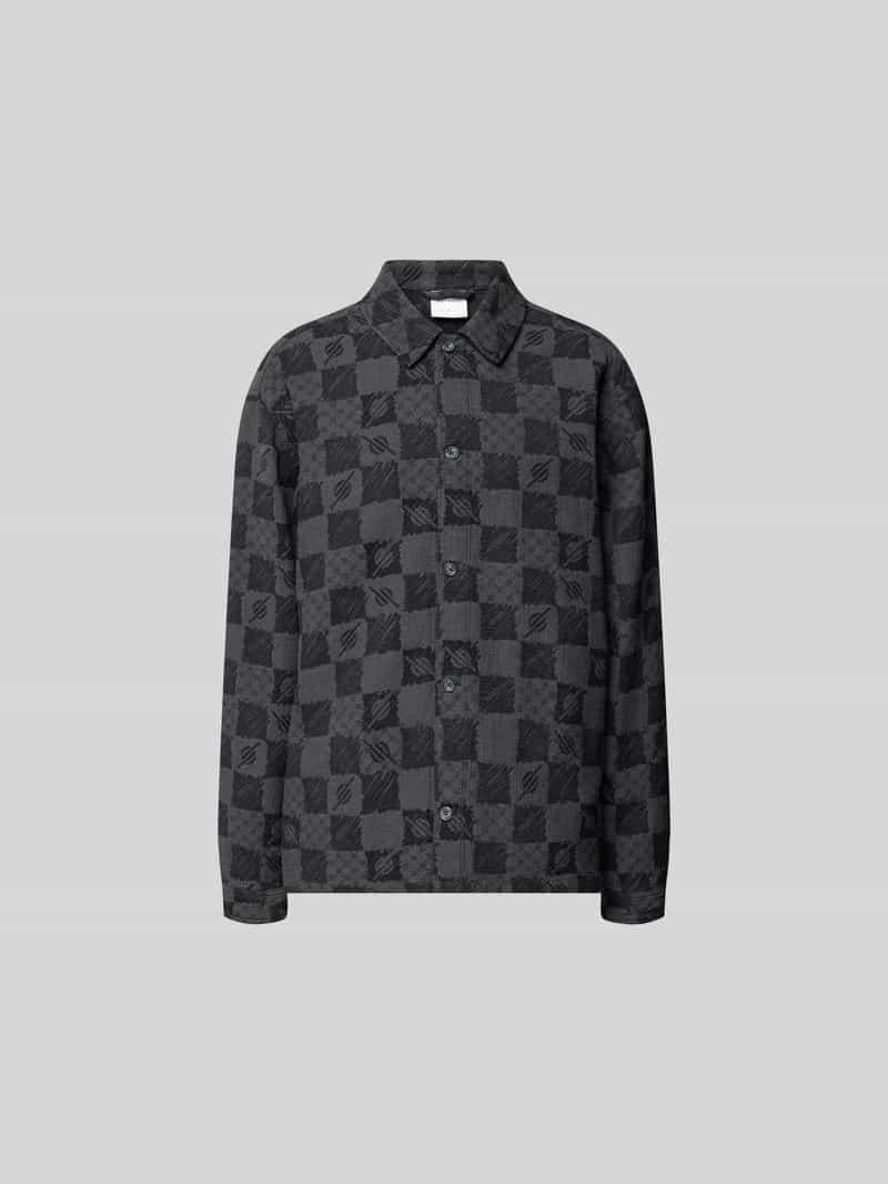 Relaxed fit vrijetijdsoverhemd met knoopsluiting
