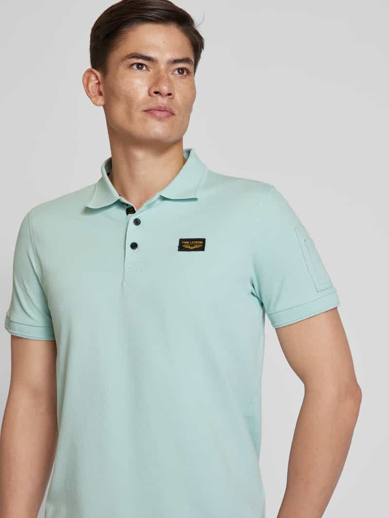 PME Legend Poloshirt met labelstitching