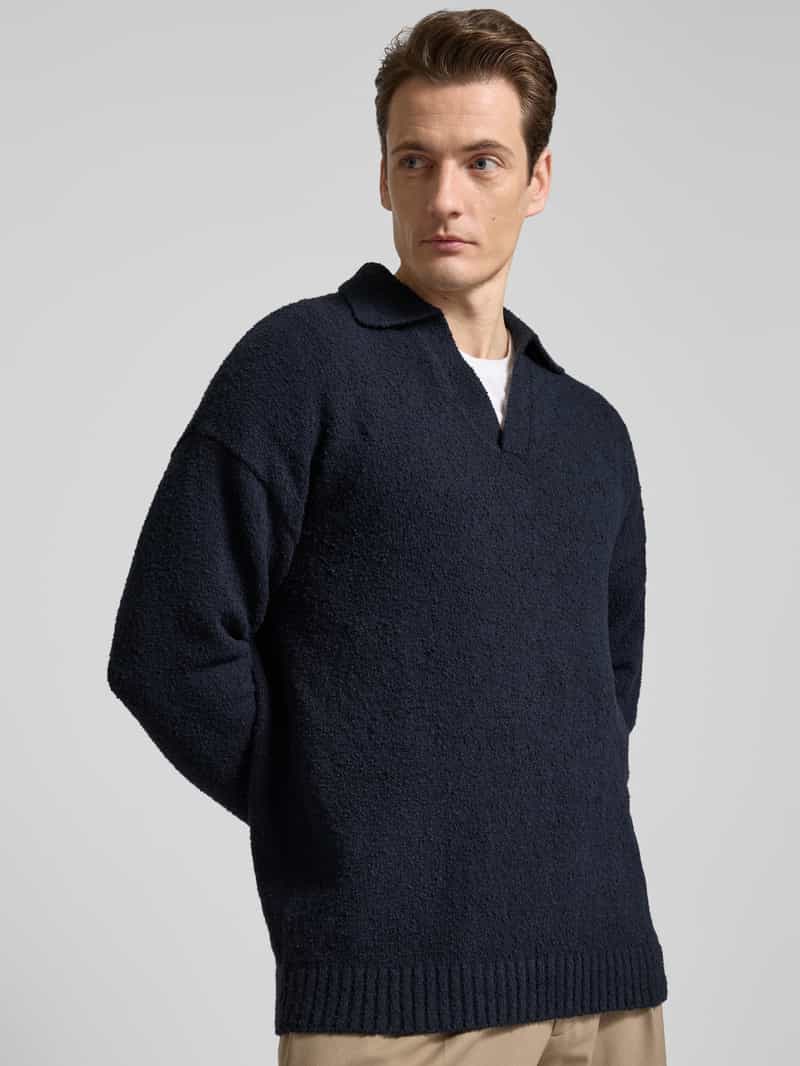 drykorn Gebreide pullover met ribboorden model 'RUSTINO'