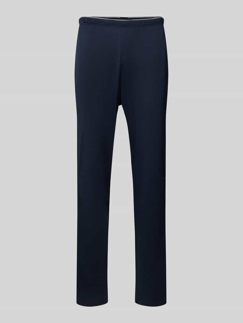 Schiesser Straight leg pyjamabroek met elastische band