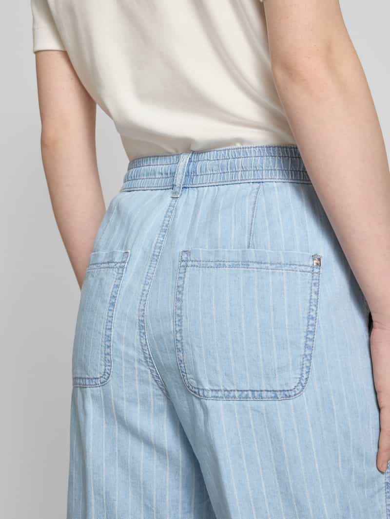 BRAX Korte broek met elastische band en tunnelkoord model 'MAINE'