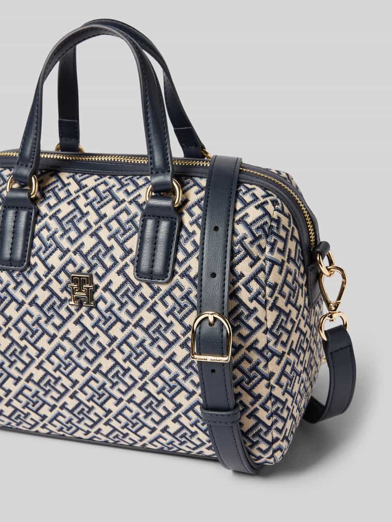Tommy Hilfiger Tas met hengsel en monogram-jacquard
