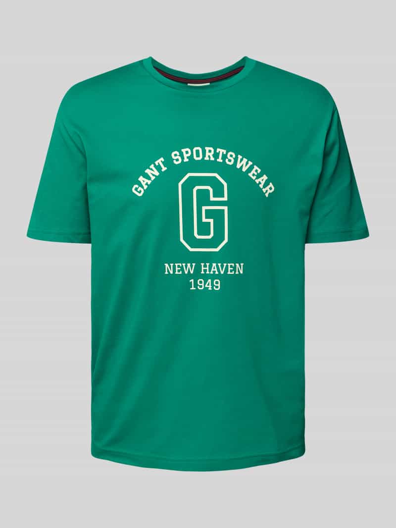 Gant T-shirt met labelprint