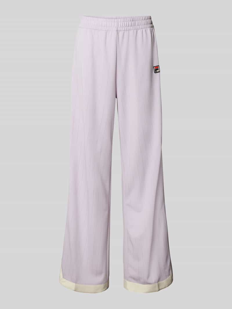 Fila Straight leg trainingsbroek met logobadge model 'LORCE'