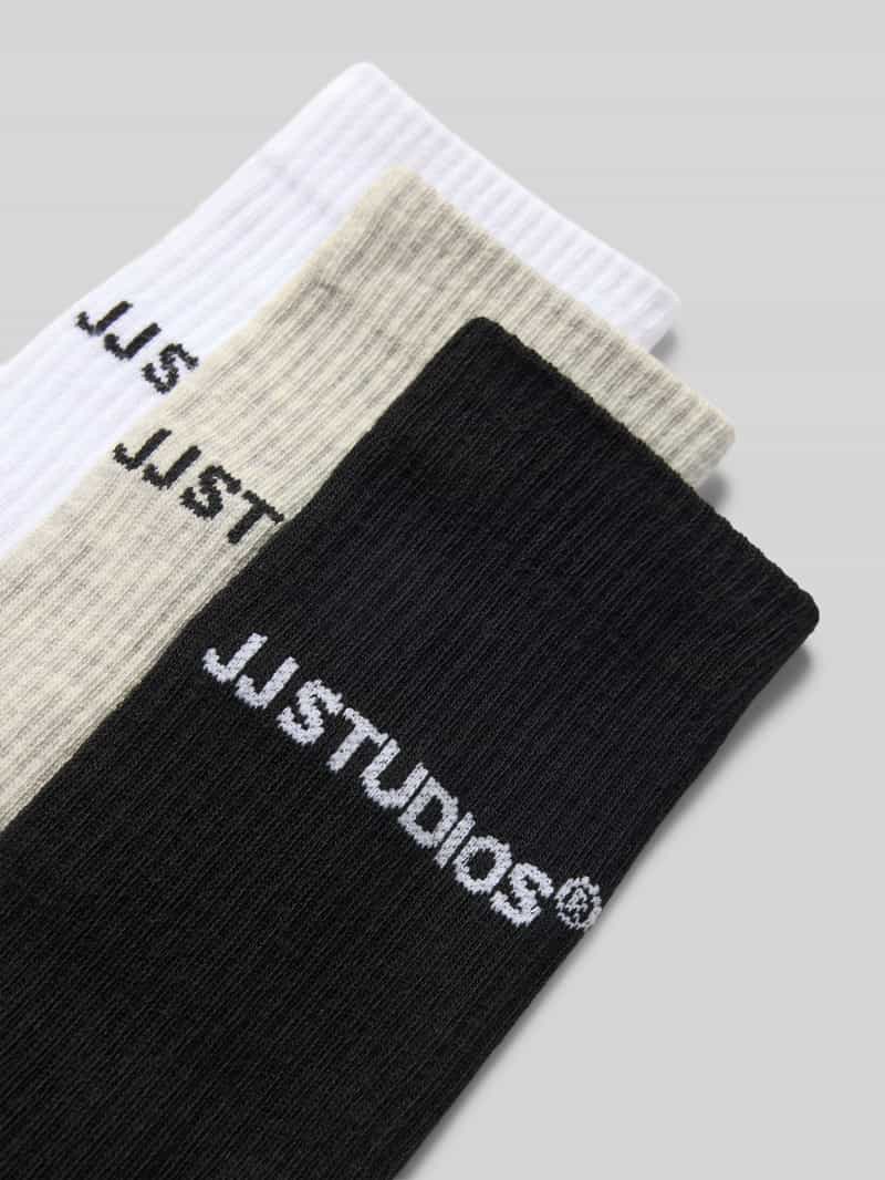 jack & jones Sokken met labeldetail in een set van 3 paar