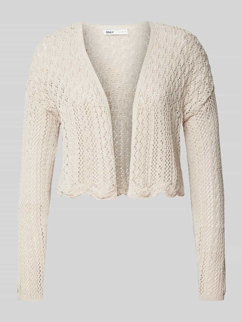 Only Regular fit bolero in ajourbreiwerk model 'NOLA'