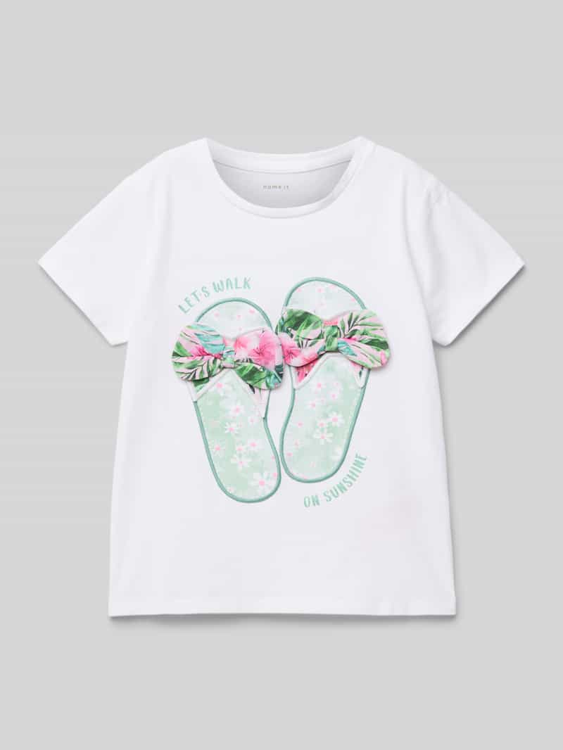 name it T-shirt met labeldetail model 'FIWI'