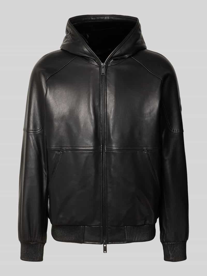 Moose Knuckles Jas in leerlook