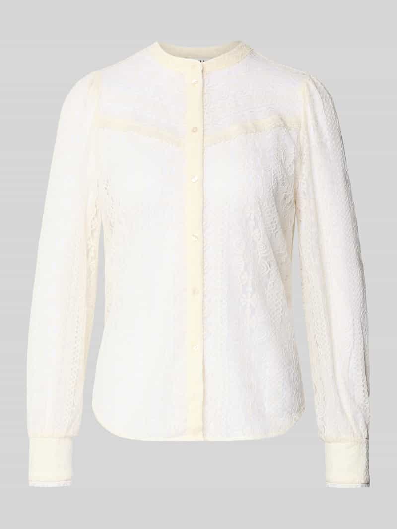 Only Regular fit blouse van transparant kant model 'REBA'