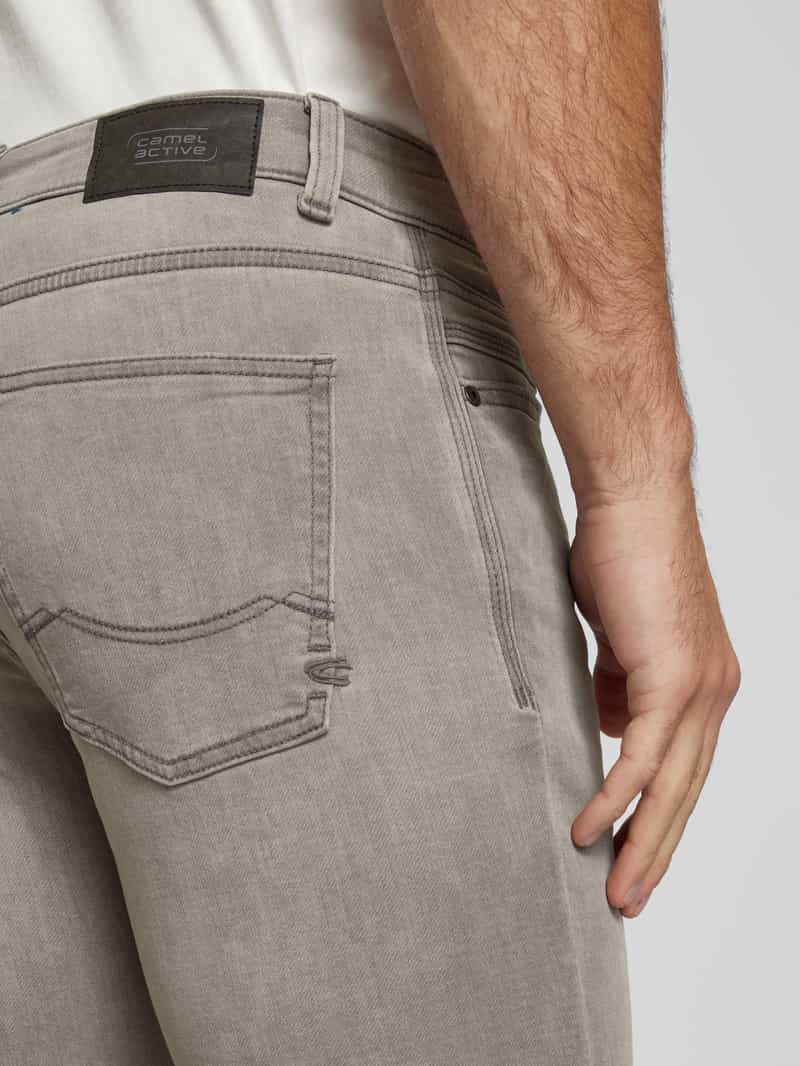 camel active Korte regular fit jeans in 5-pocketmodel
