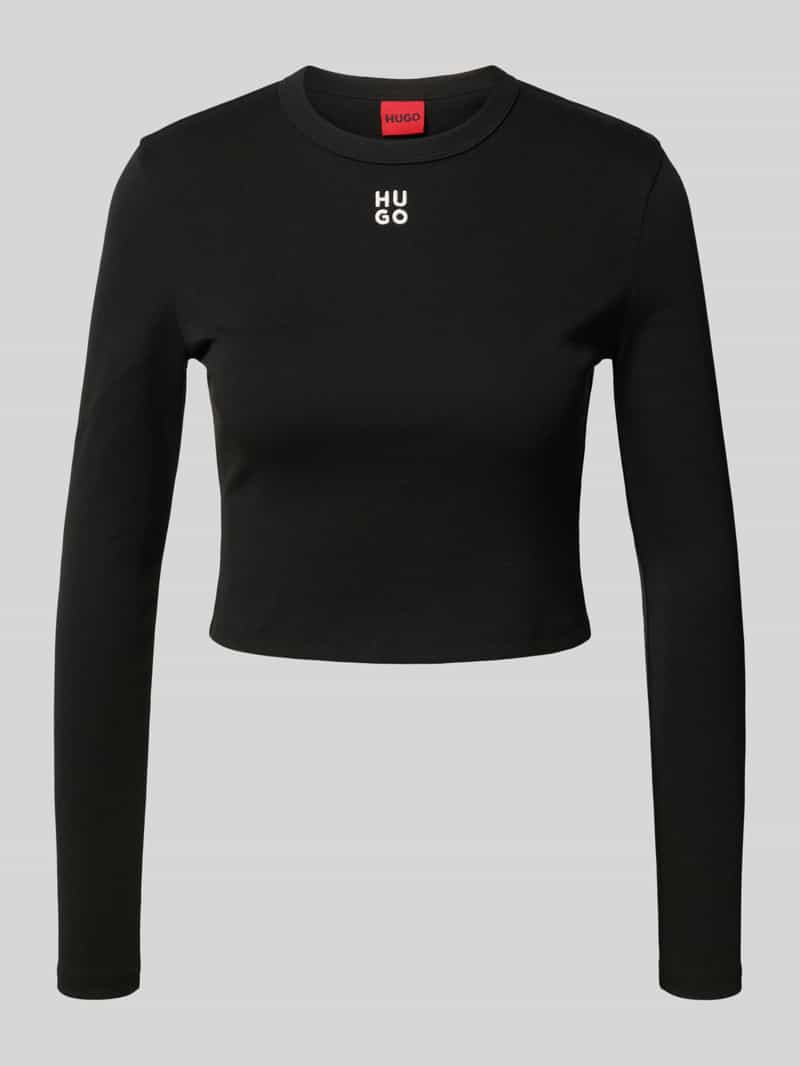 HUGO Regular fit shirt met lange mouwen van katoenmix model 'DAFILOMENA'