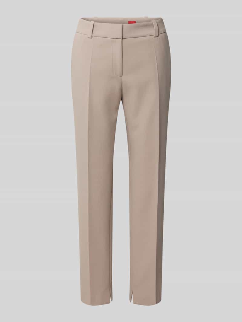 HUGO Regular fit stoffen broek met viscose model 'HETANA'